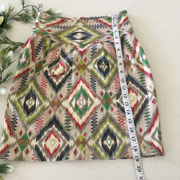 Free people skirt XS hippie Aztec Indian - Picture 2 of 5